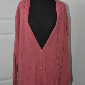 Vintage Act III Cardigan Women's sz 14 Knit Made in USA